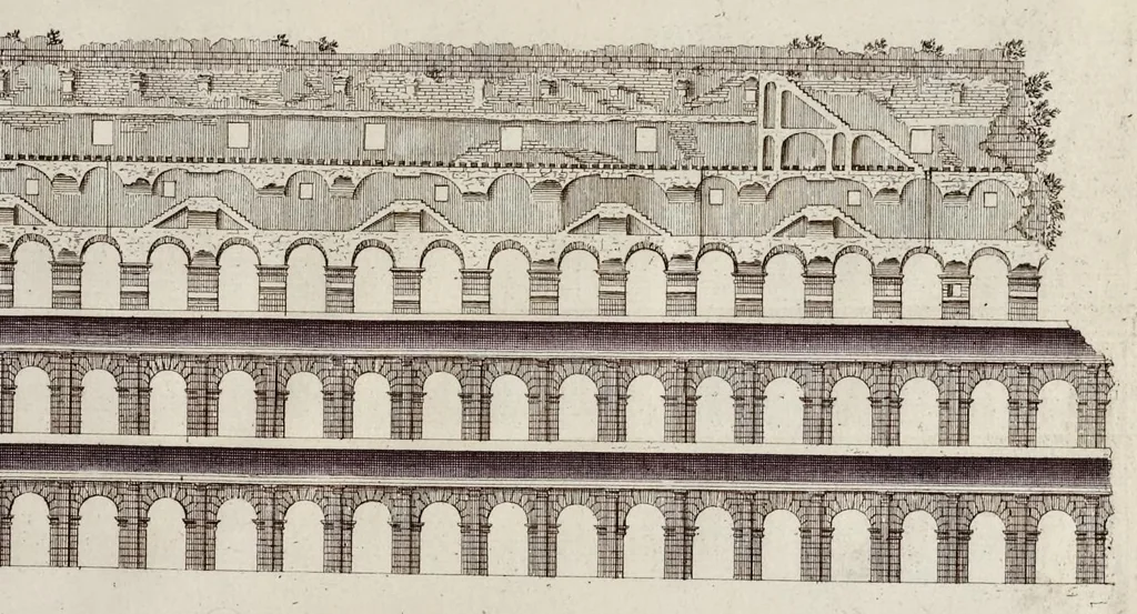 An illustration from Les édifices antiques de Rome, 1682, leaf 272