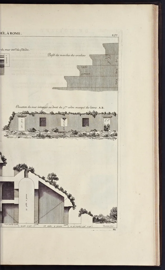 An illustration from Les édifices antiques de Rome, 1682, leaf 276