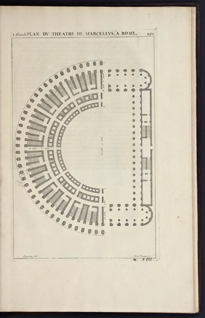 An illustration from Les édifices antiques de Rome, 1682, leaf 310