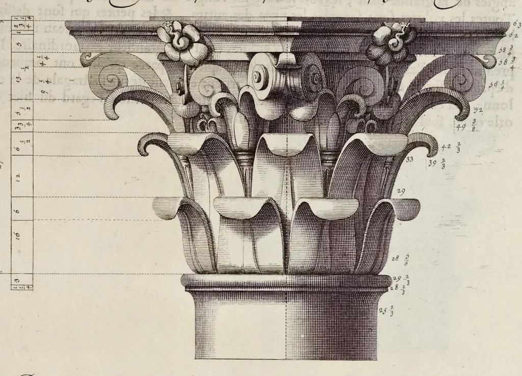 An illustration from Les édifices antiques de Rome, 1682, leaf 330