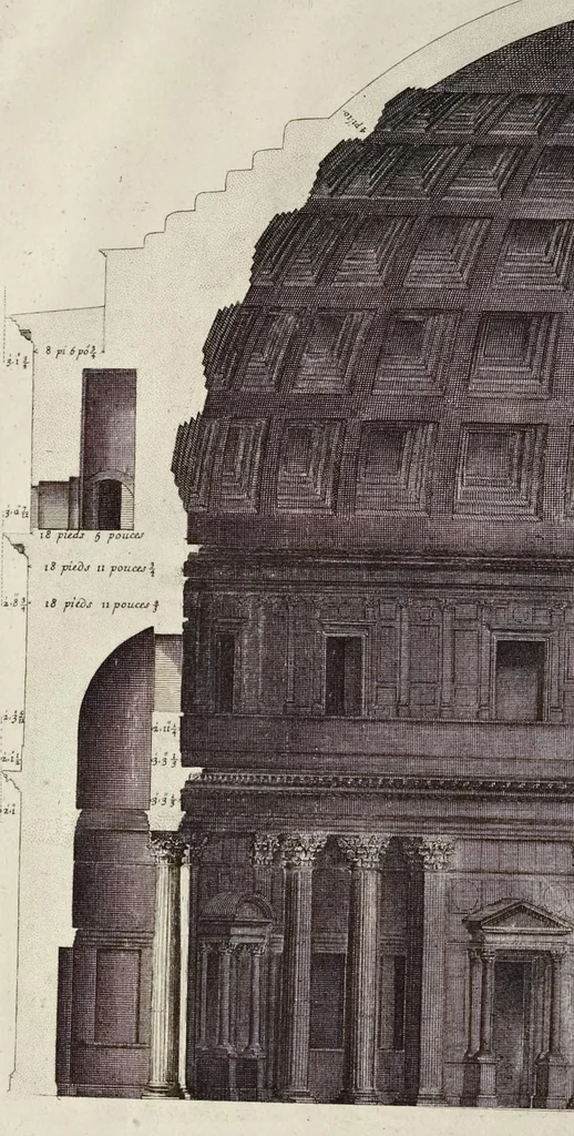 An illustration from Les édifices antiques de Rome, 1682, leaf 45