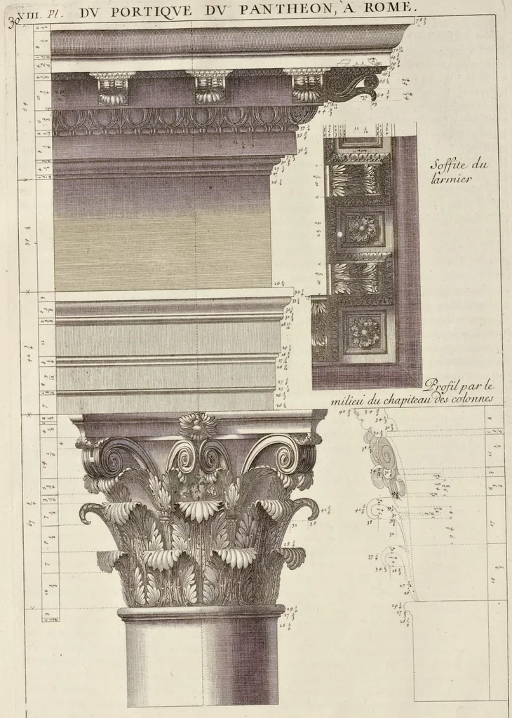 An illustration from Les édifices antiques de Rome, 1682, leaf 49
