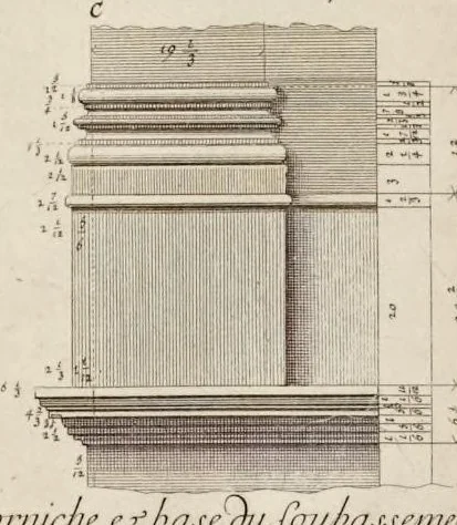 An illustration from Les édifices antiques de Rome, 1682, leaf 71