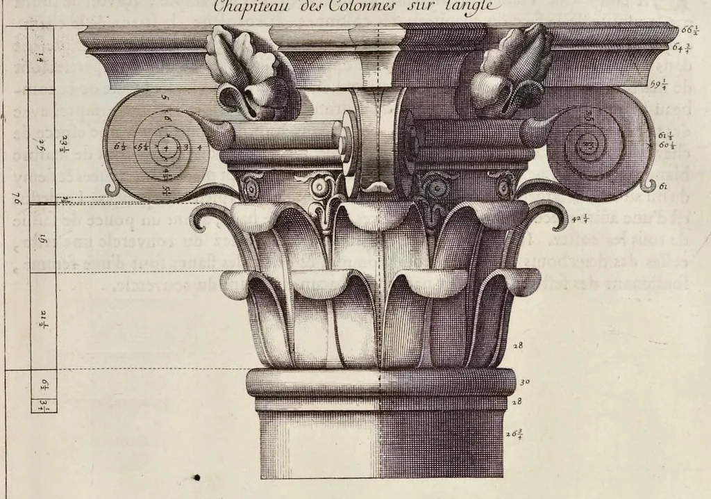 An illustration from Les édifices antiques de Rome, 1682, leaf 90