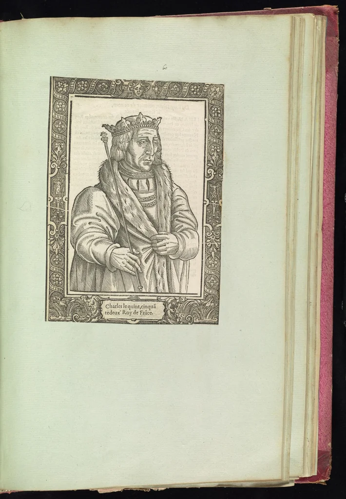 An illustration from Monumens de l'histoire de France, en estampes et dessins .., 1783, leaf 106
