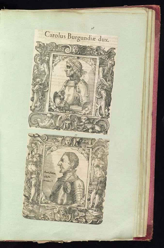 An illustration from Monumens de l'histoire de France, en estampes et dessins .., 1783, leaf 158