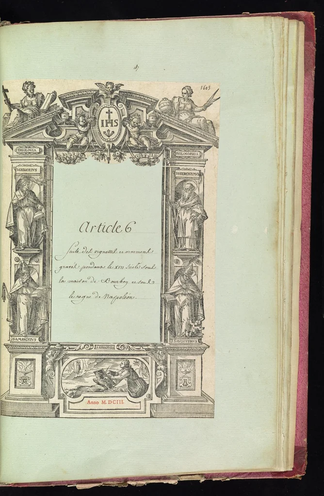 An illustration from Monumens de l'histoire de France, en estampes et dessins .., 1783, leaf 178