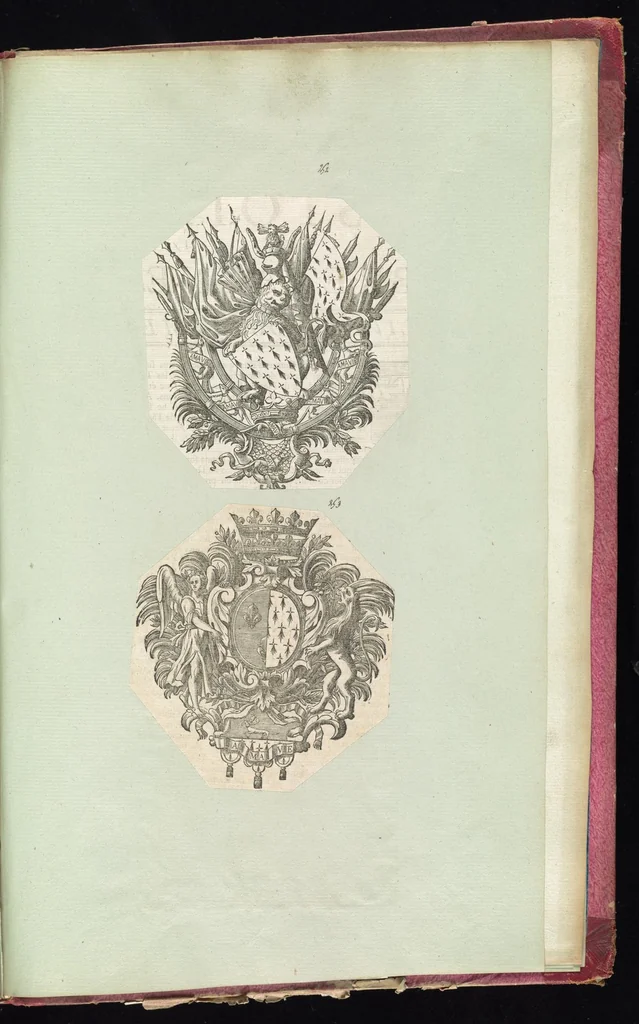 An illustration from Monumens de l'histoire de France, en estampes et dessins .., 1783, leaf 218