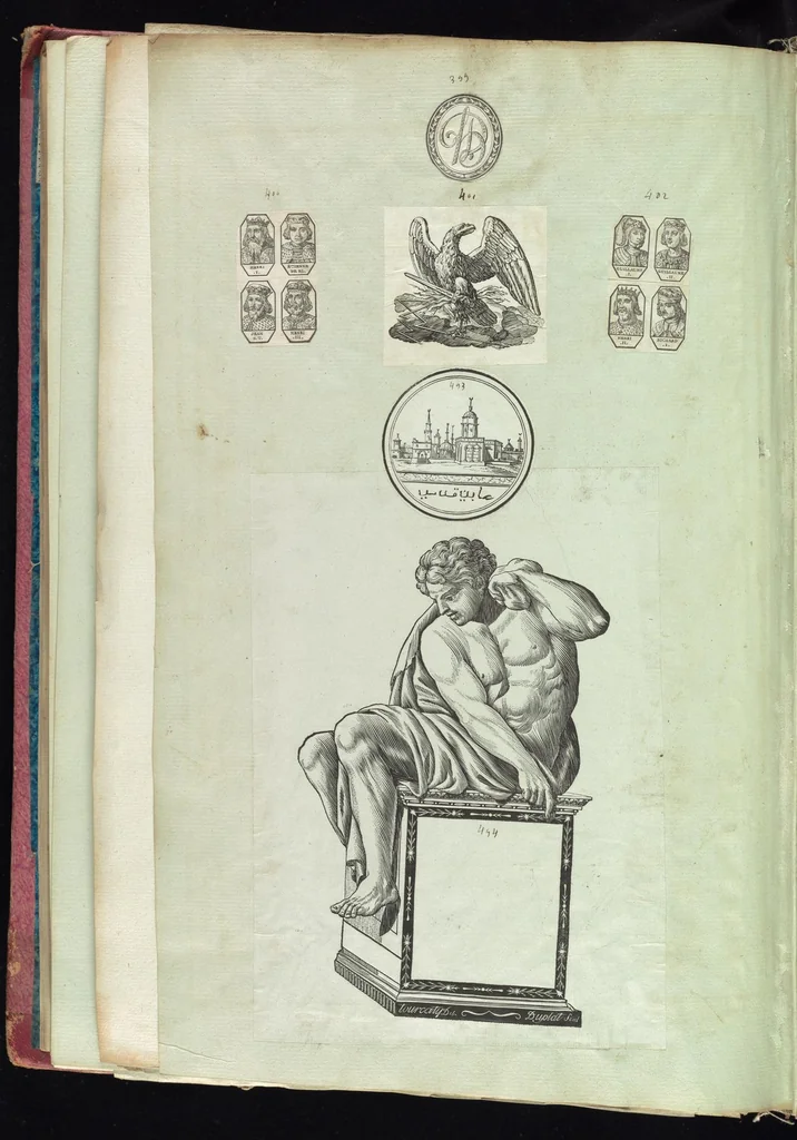 An illustration from Monumens de l'histoire de France, en estampes et dessins .., 1783, leaf 223