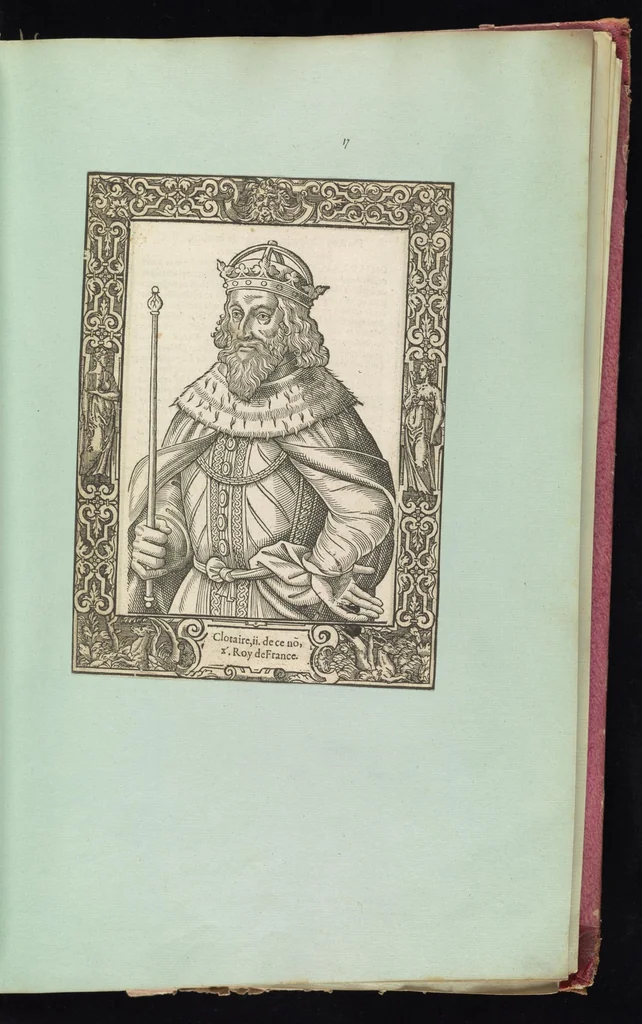 An illustration from Monumens de l'histoire de France, en estampes et dessins .., 1783, leaf 24