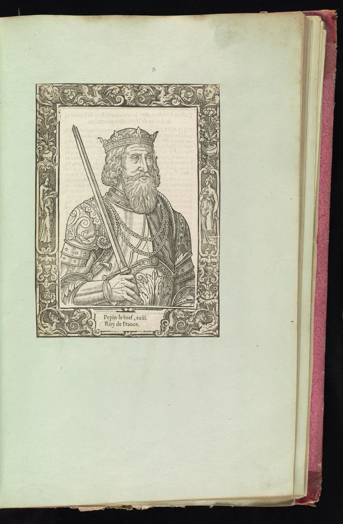 An illustration from Monumens de l'histoire de France, en estampes et dessins .., 1783, leaf 50