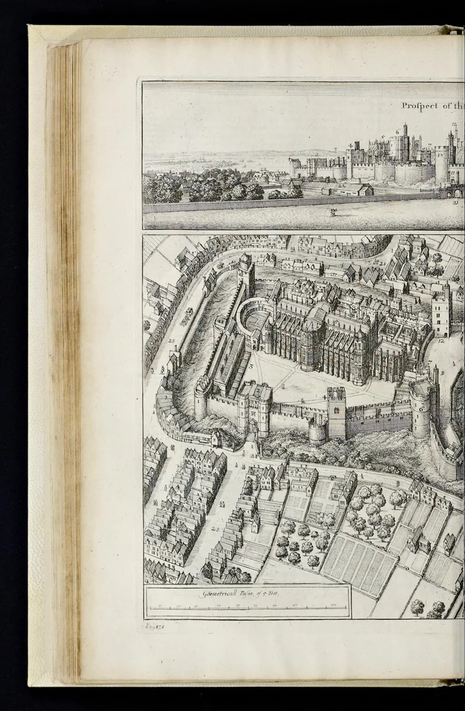 An illustration from The institution, laws & ceremonies of the most noble Order of the Garter : work furnished with variety of matter, relating to honor and noblesse, 1672, leaf 161