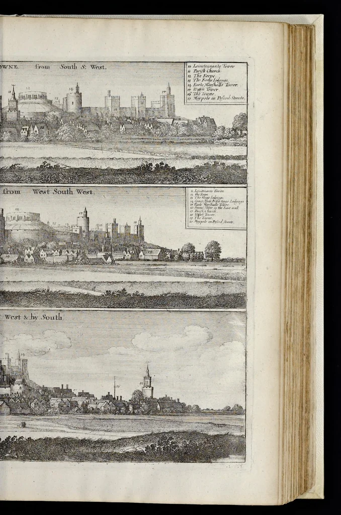 An illustration from The institution, laws & ceremonies of the most noble Order of the Garter : work furnished with variety of matter, relating to honor and noblesse, 1672, leaf 166