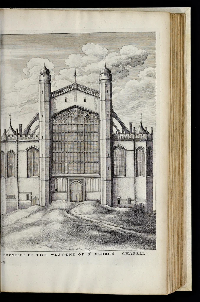 An illustration from The institution, laws & ceremonies of the most noble Order of the Garter : work furnished with variety of matter, relating to honor and noblesse, 1672, leaf 178