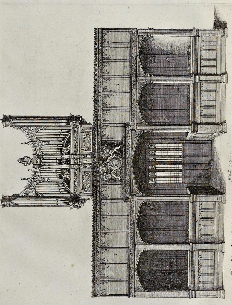 An illustration from The institution, laws & ceremonies of the most noble Order of the Garter : work furnished with variety of matter, relating to honor and noblesse, 1672, leaf 188