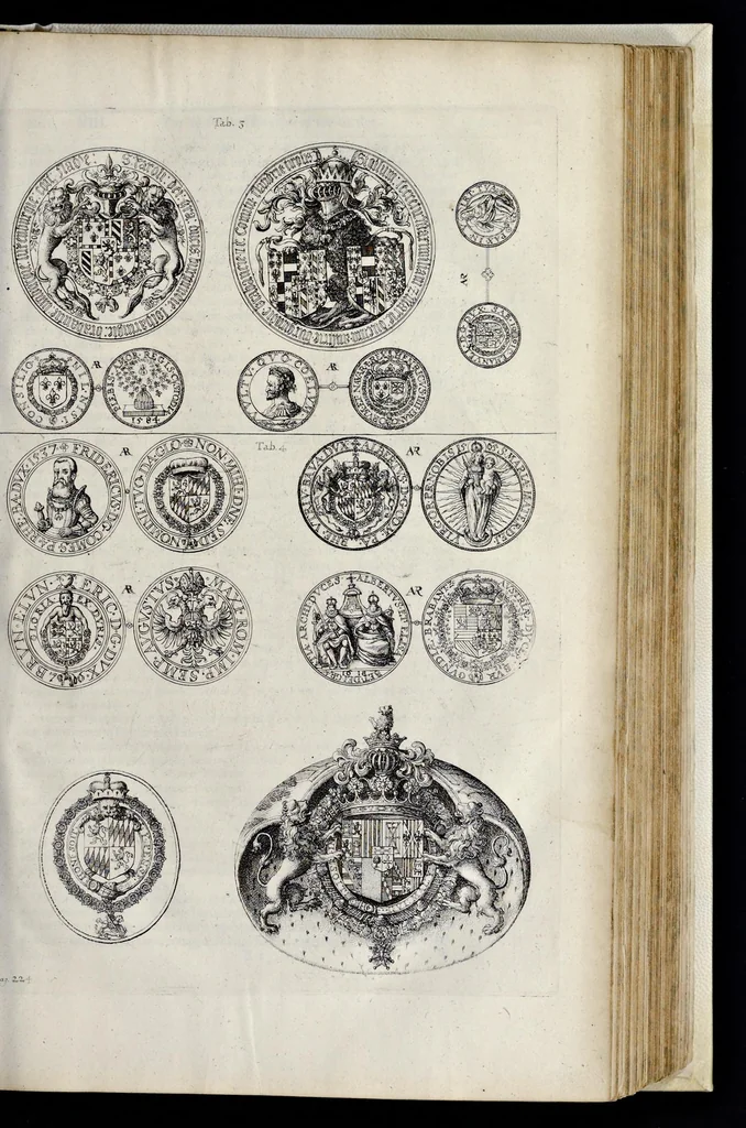 An illustration from The institution, laws & ceremonies of the most noble Order of the Garter : work furnished with variety of matter, relating to honor and noblesse, 1672, leaf 280
