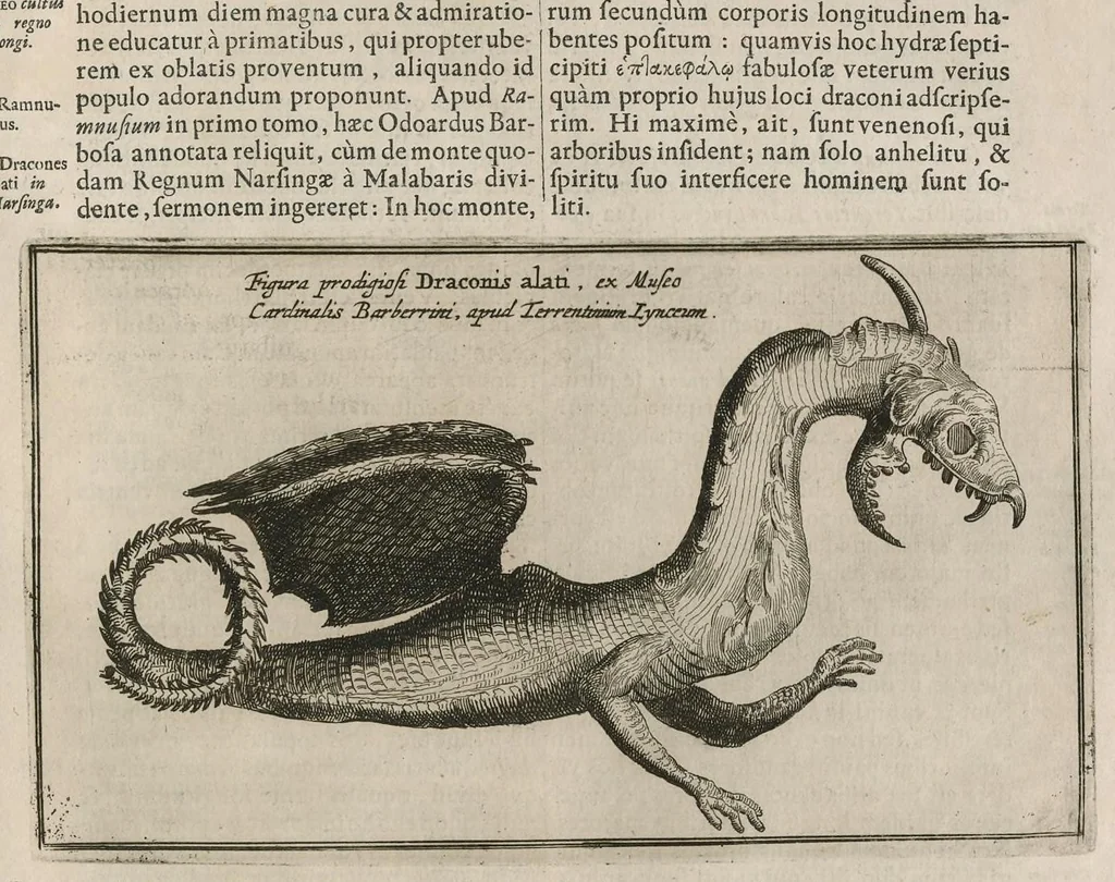 An illustration from Athanasii Kircheri e Soc. Jesu Mundus subterraneus : in XII libros digestus; quo divinum subterrestris mundi opificium, mira ergasteriorum naturae in eo distributio, verbo Pantamorphon [Greek work romanized] Protei regnum, universae denique naturae majestas & divitiae summa rerum varietate exponuntur, abditorum effectuum causae acri indagine inquisitae demonstrantur, cognitae per artis & naturae conjugium ad humanae vitae necessarium usum vario experimentorum apparatu, necnon novo modo & ratione applicantur, 1678, leaf 562