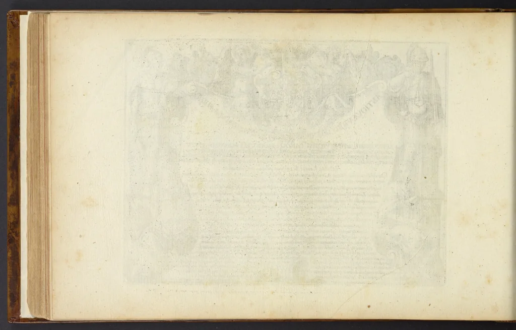 An illustration from Splendore dell'antica e moderna Roma : nel qvale si rappresentano tutti i principali tempii, teatri, anfiteatri, cerchi, naumachie, archi trionfali, obelischi, palagii, terme, curie, basiliche, fatti delli ré, consoli, dittatori, & imperadori romani : dignità ciuili, e militari, ordine de' trionfi, nomi di tutti i trionfanti, sacrificio militare; colonna Traiana, colonna Antonina, colonna milliaria, colonna rostrata, & colonna bellica; con li più segnalati giardini de gli antichi, e moderni Romani & altre cose notabili, con fatti, & imprese di quelli, da'quali sono stati eretti, e dedicati. : et in questa vltima impressione abbellito di molti disegni antichi, e moderni; & aggiuntoui le descrittioni delle figure cauate dall'antichi medaglie de gl'imperadori, in quatto linguagi latino, italiano, tedesco, e francese, per vtilità commune, 1641, leaf 127