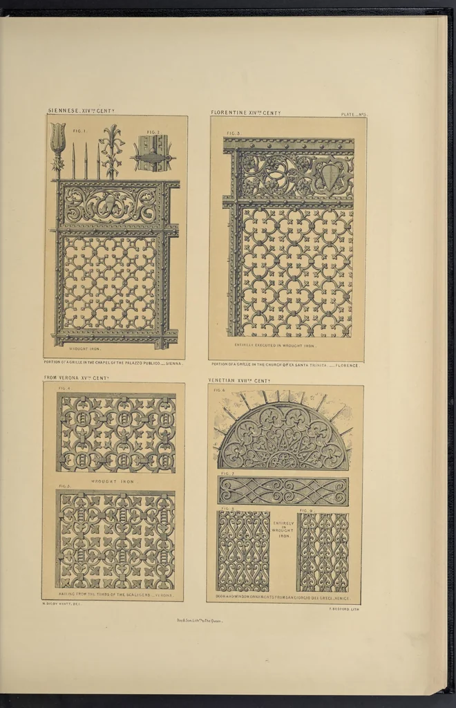 An illustration from Metal-work and its artistic design : dedicated, by express permission, to the Right Hon. Henry Labouchere, 1852, leaf 150