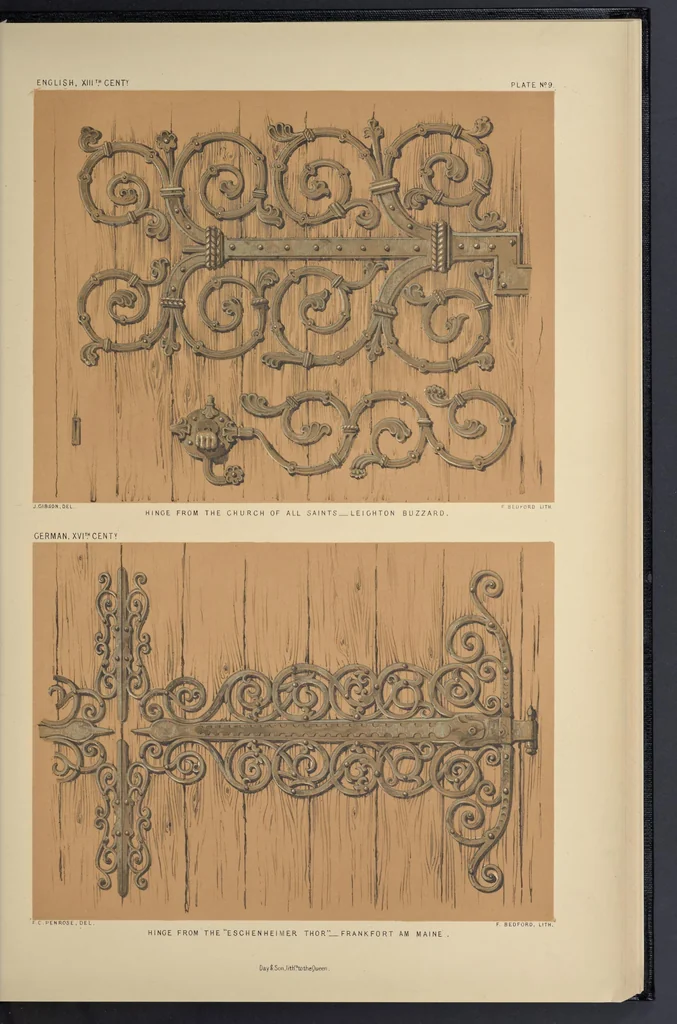 An illustration from Metal-work and its artistic design : dedicated, by express permission, to the Right Hon. Henry Labouchere, 1852, leaf 158