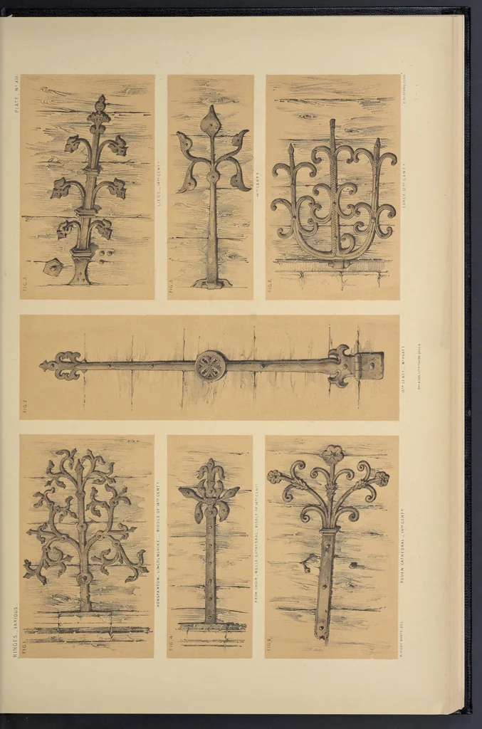 An illustration from Metal-work and its artistic design : dedicated, by express permission, to the Right Hon. Henry Labouchere, 1852, leaf 166