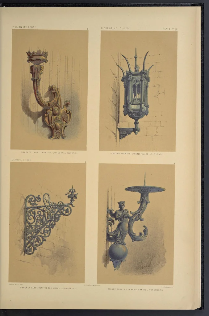 An illustration from Metal-work and its artistic design : dedicated, by express permission, to the Right Hon. Henry Labouchere, 1852, leaf 174