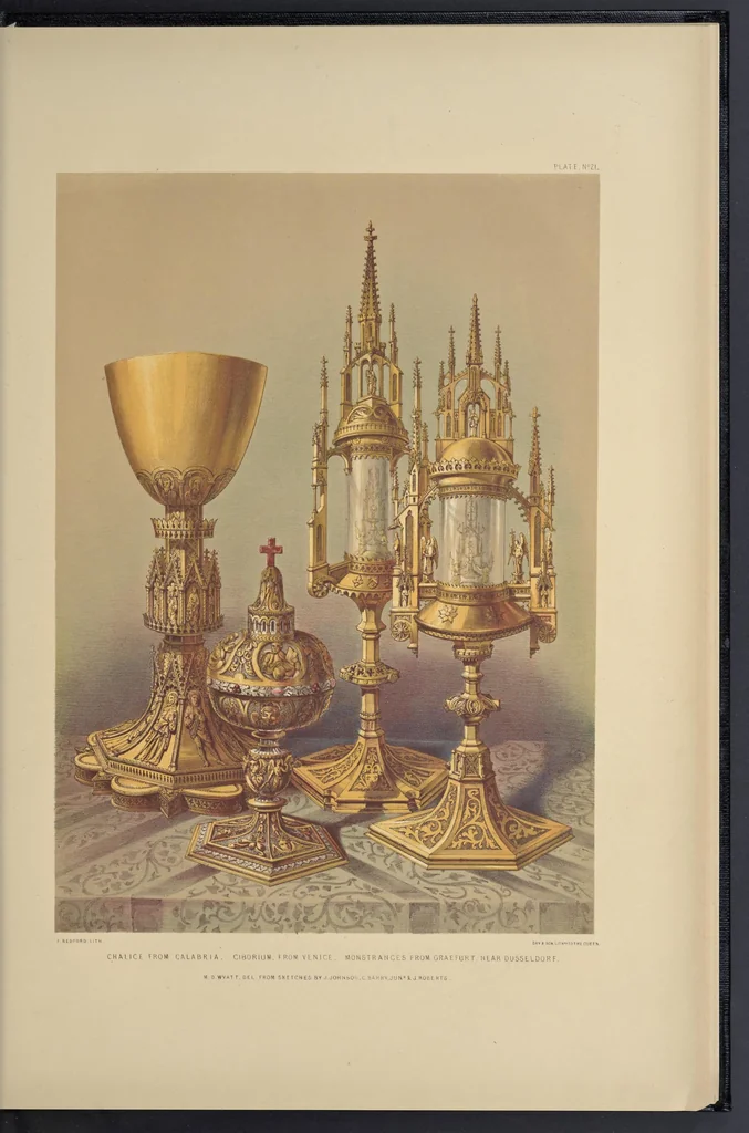 An illustration from Metal-work and its artistic design : dedicated, by express permission, to the Right Hon. Henry Labouchere, 1852, leaf 182