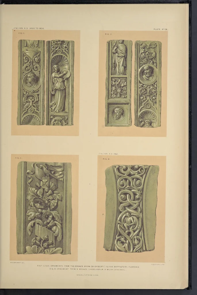 An illustration from Metal-work and its artistic design : dedicated, by express permission, to the Right Hon. Henry Labouchere, 1852, leaf 192