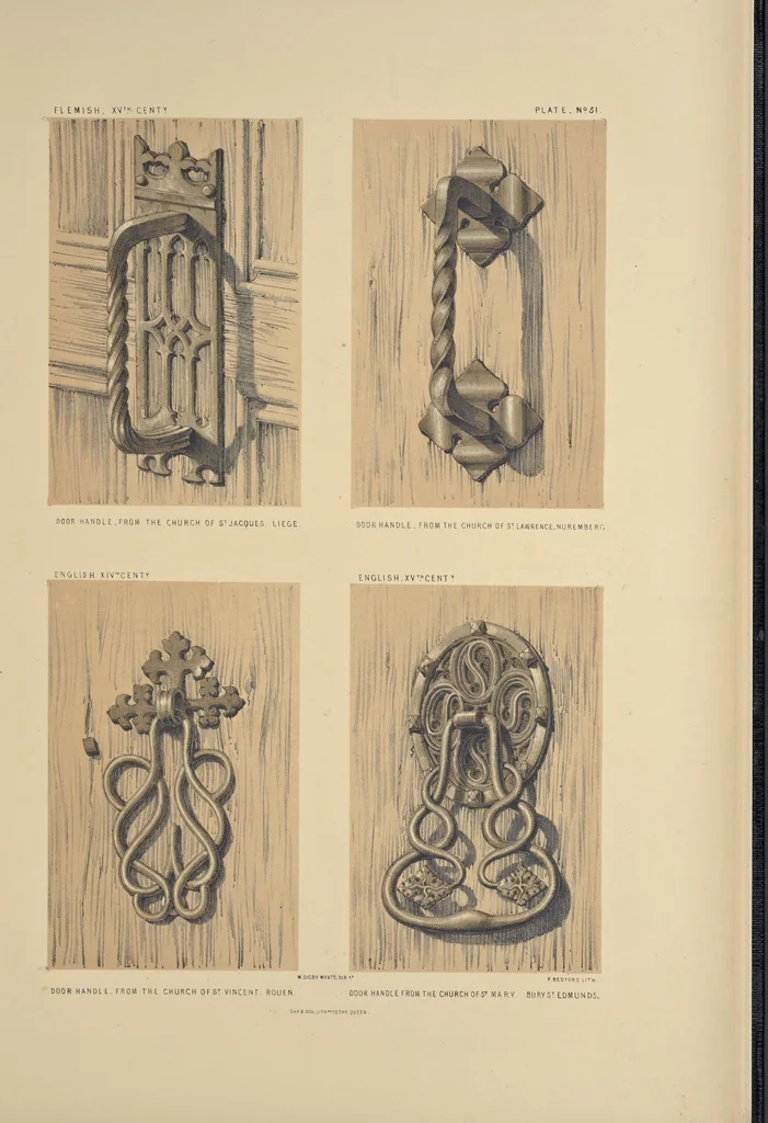 An illustration from Metal-work and its artistic design : dedicated, by express permission, to the Right Hon. Henry Labouchere, 1852, leaf 202