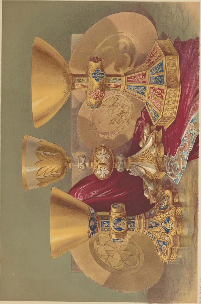 An illustration from Metal-work and its artistic design : dedicated, by express permission, to the Right Hon. Henry Labouchere, 1852, leaf 204