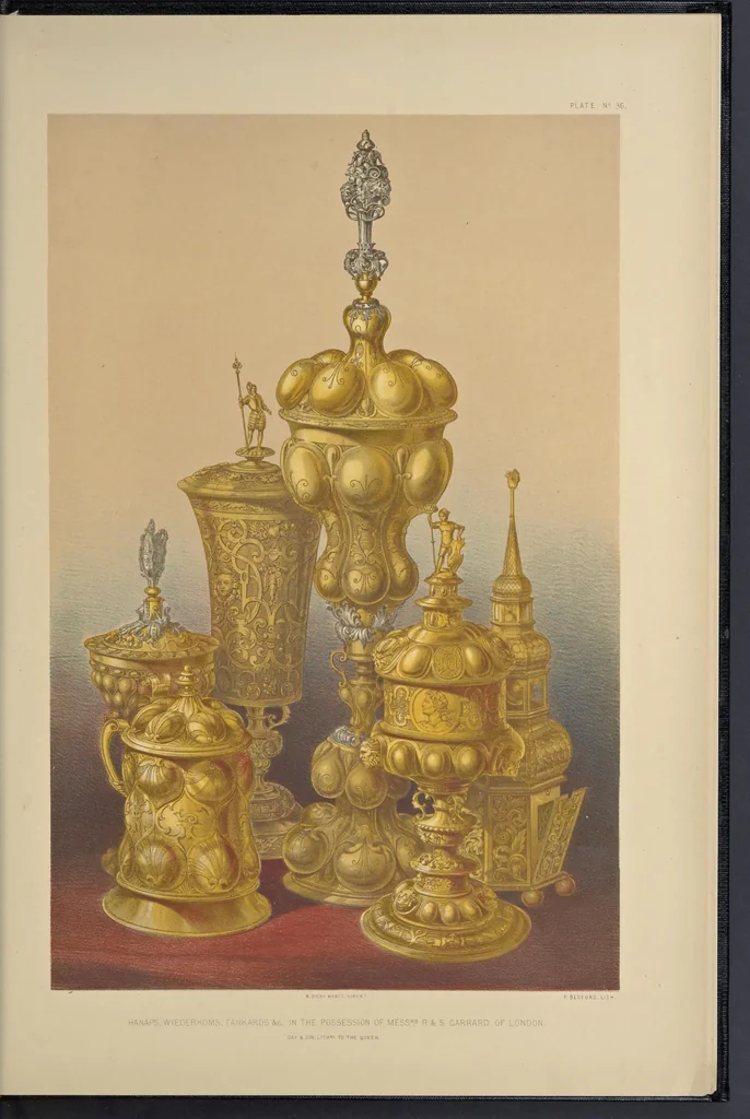 An illustration from Metal-work and its artistic design : dedicated, by express permission, to the Right Hon. Henry Labouchere, 1852, leaf 212