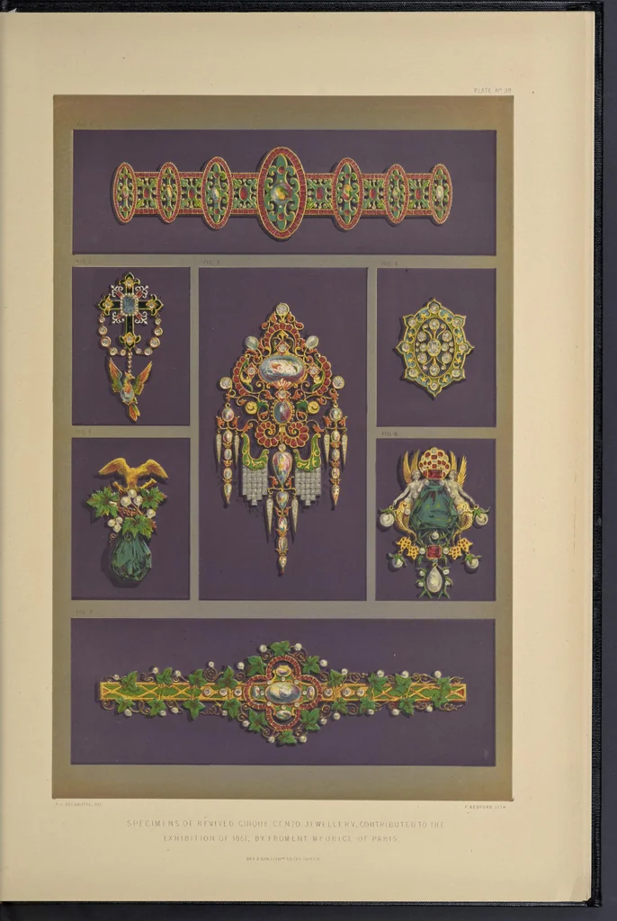 An illustration from Metal-work and its artistic design : dedicated, by express permission, to the Right Hon. Henry Labouchere, 1852, leaf 218