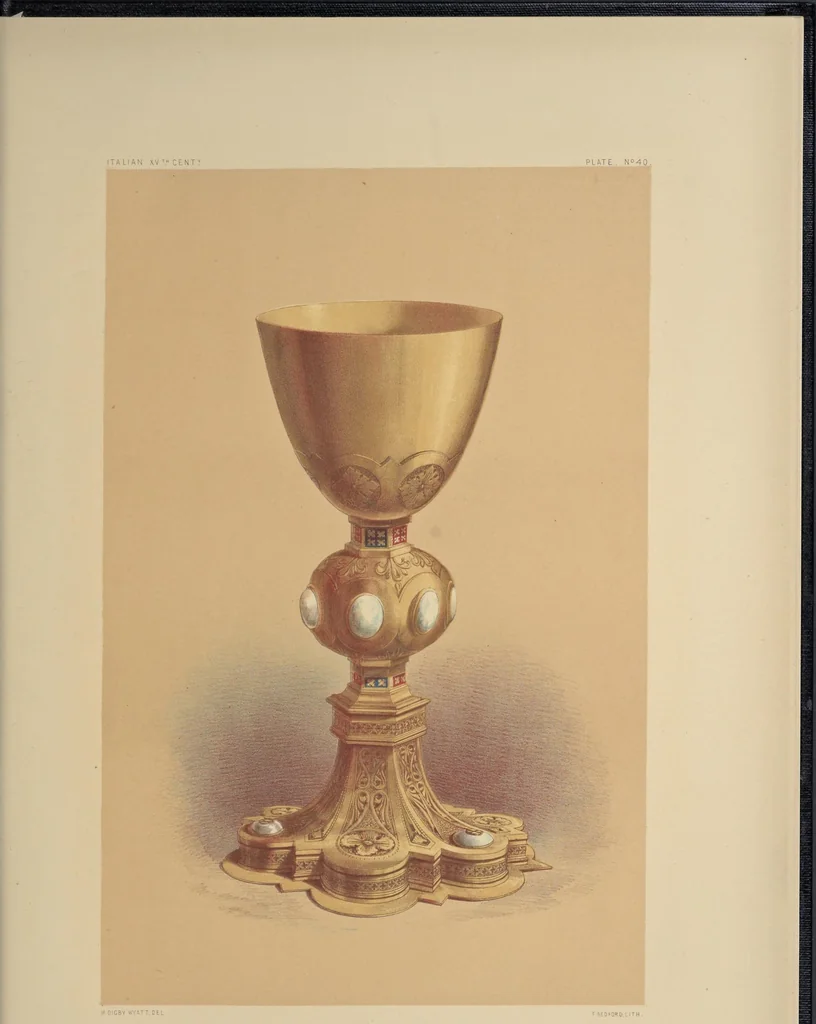 An illustration from Metal-work and its artistic design : dedicated, by express permission, to the Right Hon. Henry Labouchere, 1852, leaf 220