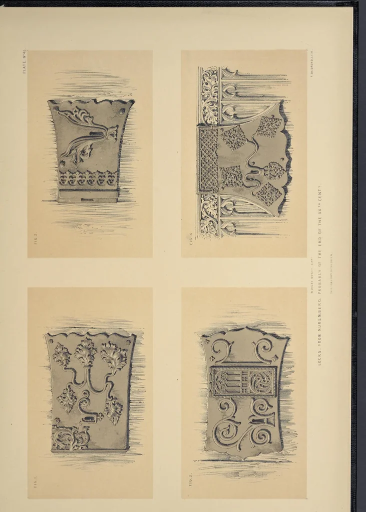 An illustration from Metal-work and its artistic design : dedicated, by express permission, to the Right Hon. Henry Labouchere, 1852, leaf 226