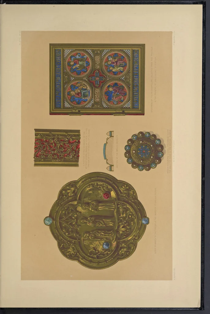 An illustration from Metal-work and its artistic design : dedicated, by express permission, to the Right Hon. Henry Labouchere, 1852, leaf 234