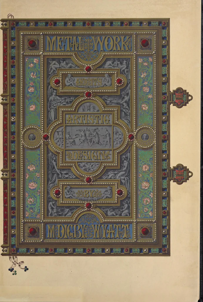An illustration from Metal-work and its artistic design : dedicated, by express permission, to the Right Hon. Henry Labouchere, 1852, leaf 6
