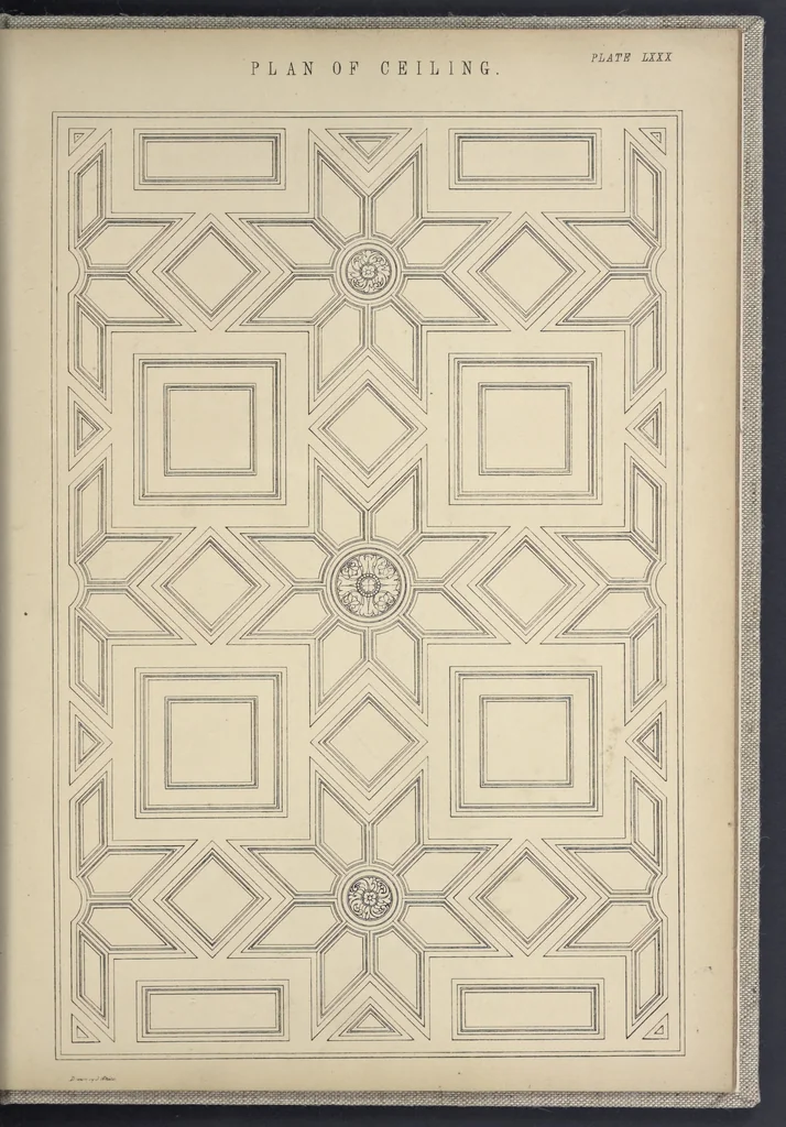 An illustration from Rural architecture : a series of designs, for ornamental cottages and villas, exemplified in plans, elevations, sections, and details, with descriptions, 1856, leaf 272