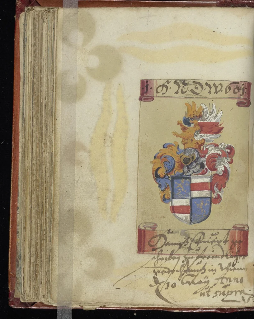 An illustration from [Autograph album of Johann Joachim Prack von Asch], 1587, leaf 279