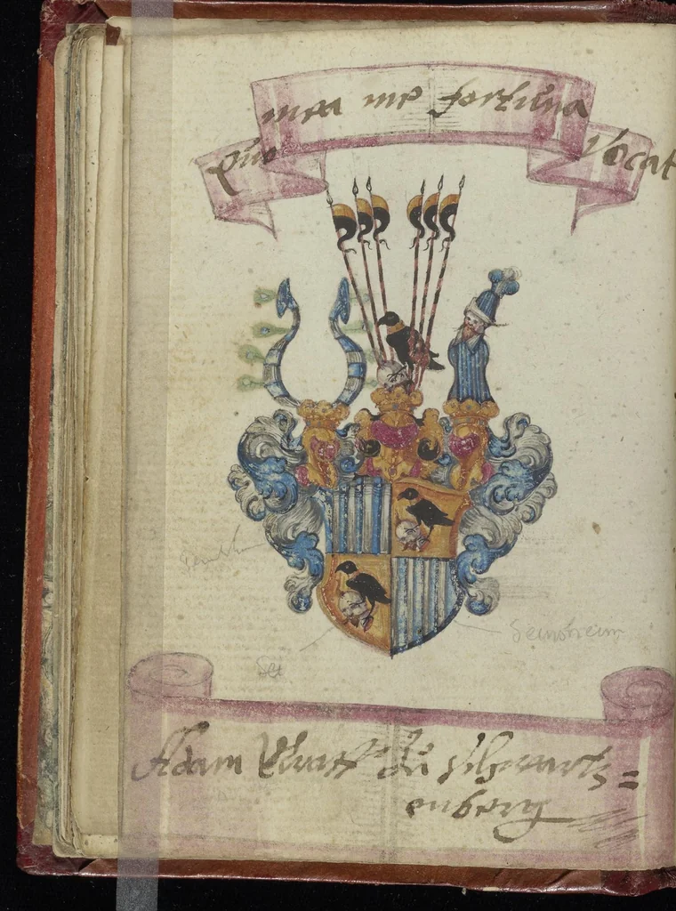 An illustration from [Autograph album of Johann Joachim Prack von Asch], 1587, leaf 63