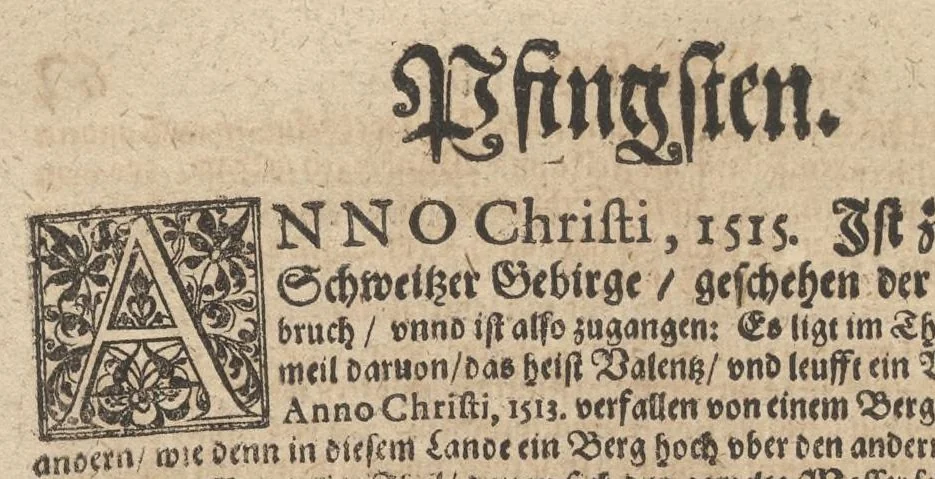 An illustration from Fest-Chronica : darinen viel ausserlesene, denckwirdige Historien oder Geschicht, die sich auff die Feyer vnd Sontage zugetragen in der Erklerung der darauff geordenten Euangelien nach Gelegenheit nützlich einzuführen : dessgleichen mancherley schöne Exempel wie Gott den rechten Gebrauch solcher Heiligtage belohnet vnd den Missbrauch gestrafft, 1591, leaf 143