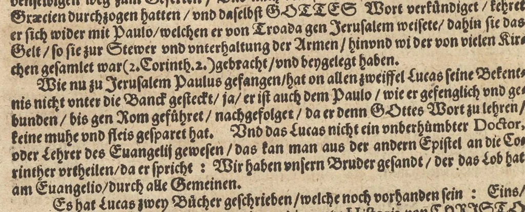 An illustration from Fest-Chronica : darinen viel ausserlesene, denckwirdige Historien oder Geschicht, die sich auff die Feyer vnd Sontage zugetragen in der Erklerung der darauff geordenten Euangelien nach Gelegenheit nützlich einzuführen : dessgleichen mancherley schöne Exempel wie Gott den rechten Gebrauch solcher Heiligtage belohnet vnd den Missbrauch gestrafft, 1591, leaf 367