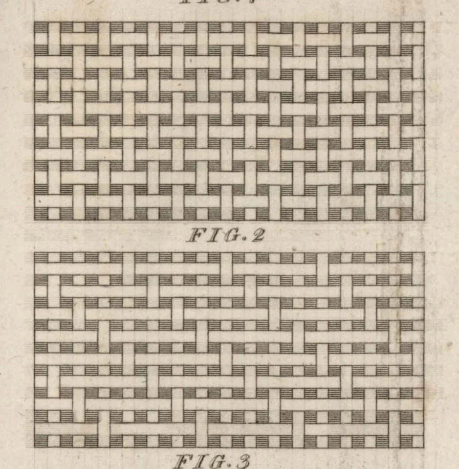 An illustration from Practical and descriptive essays on the art of weaving, 1808, leaf 370