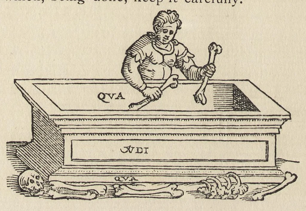 An illustration from The new pearl of great price : a treatise concerning the treasure and most precious stone of the philosophers, or, the method and procedure of this divine art : with observations drawn from the works of Arnoldus, Raymondus, Rhasis, Albertus, and Michael Scotus, 1894, leaf 57