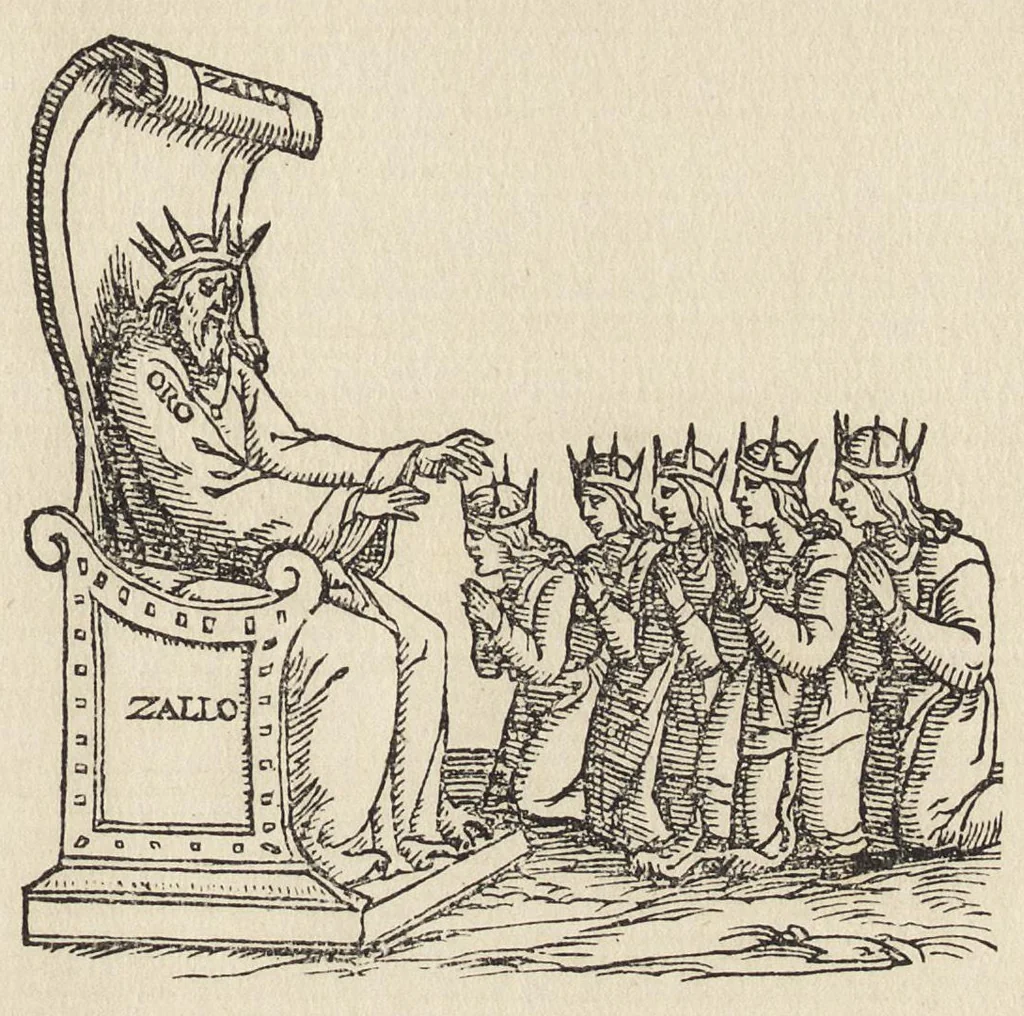 An illustration from The new pearl of great price : a treatise concerning the treasure and most precious stone of the philosophers, or, the method and procedure of this divine art : with observations drawn from the works of Arnoldus, Raymondus, Rhasis, Albertus, and Michael Scotus, 1894, leaf 62