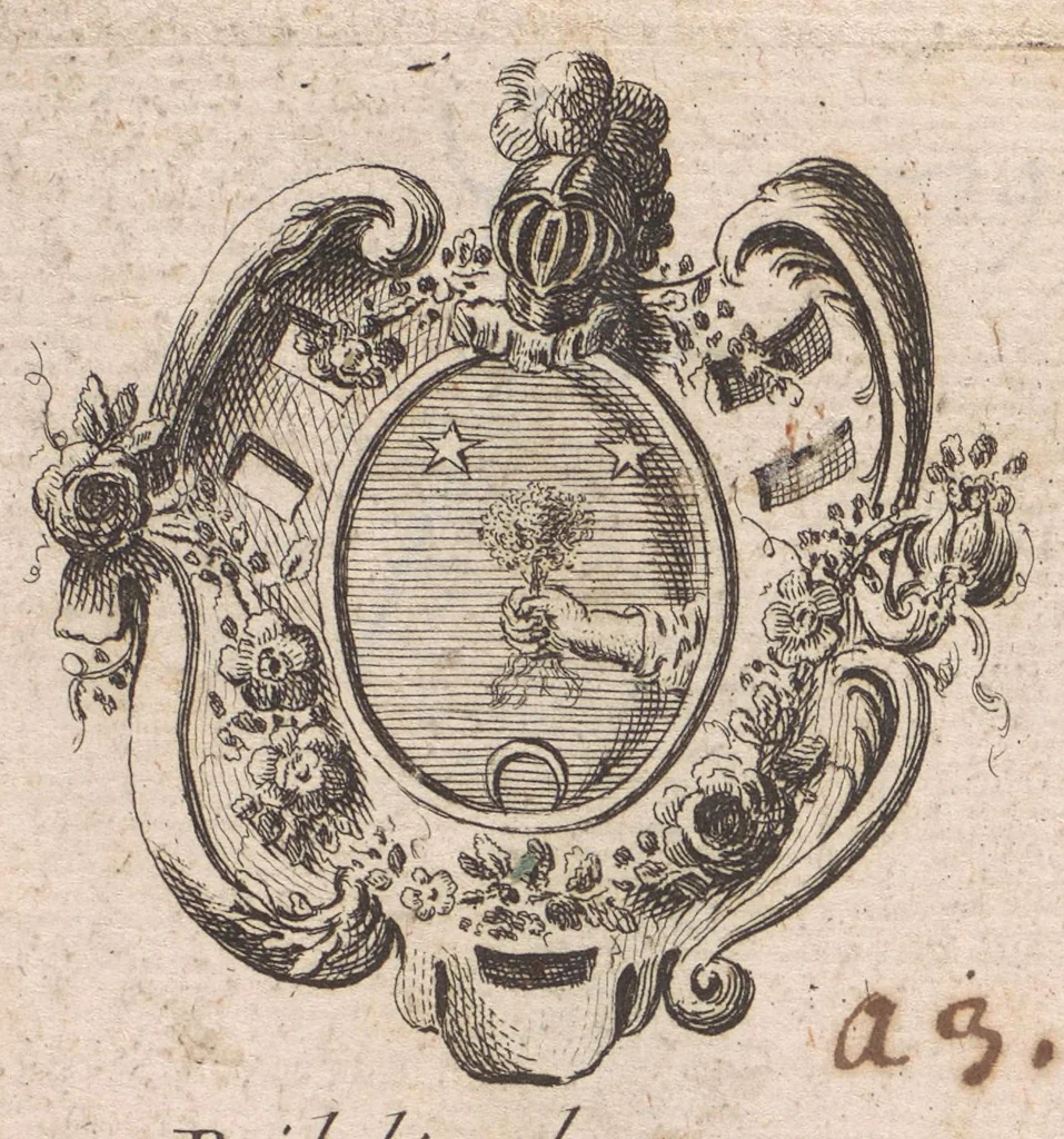An illustration from Horti academici Lugduno-Batavi catalogus : exhibens plantarum omnium nomina, quibus ab anno MDCLXXXI ad annum MDCLXXXVI hortus fuit instructus ut & plurimarum in eodem cultarum & à nemine hucusque editarum descriptiones & icones, 1687, leaf 1