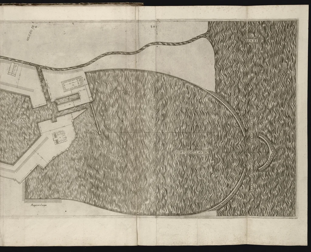 An illustration from Libro d'Antonio Labacco appartenente a l'architettvra nel qval si figvrano alcvne notabili antiqvita di Roma, 1559, leaf 62