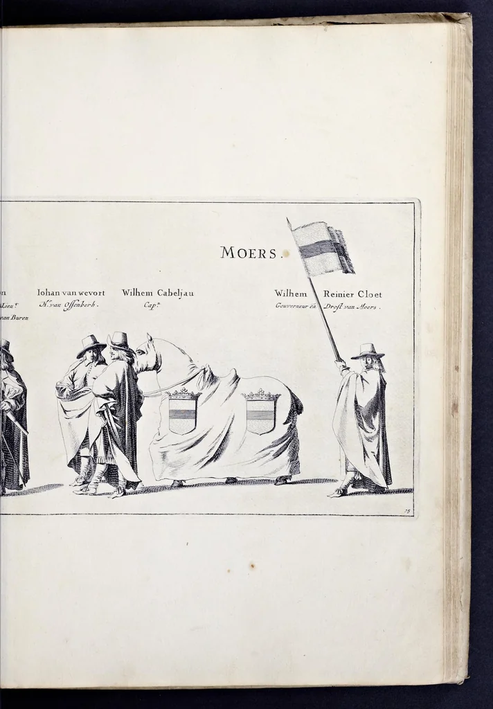 An illustration from Begraeffenisse van Syne Hoogheyt Frederick Henrick, by der gratien Gods prince van Orange ..., 1651, leaf 102