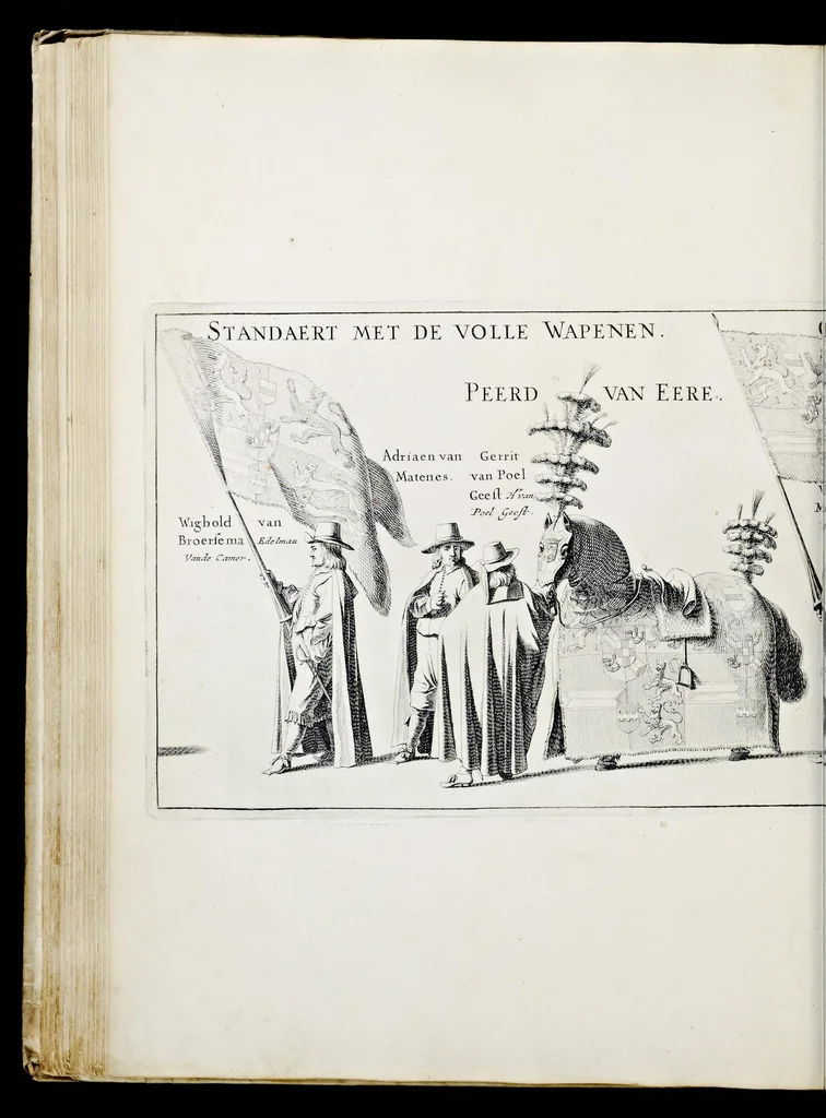 An illustration from Begraeffenisse van Syne Hoogheyt Frederick Henrick, by der gratien Gods prince van Orange ..., 1651, leaf 117