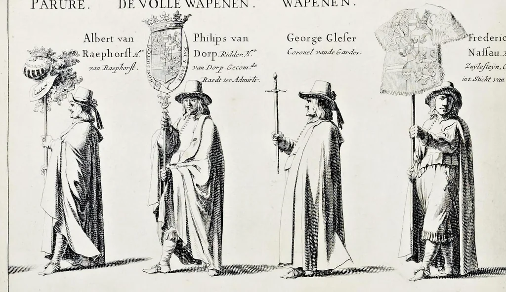 An illustration from Begraeffenisse van Syne Hoogheyt Frederick Henrick, by der gratien Gods prince van Orange ..., 1651, leaf 121