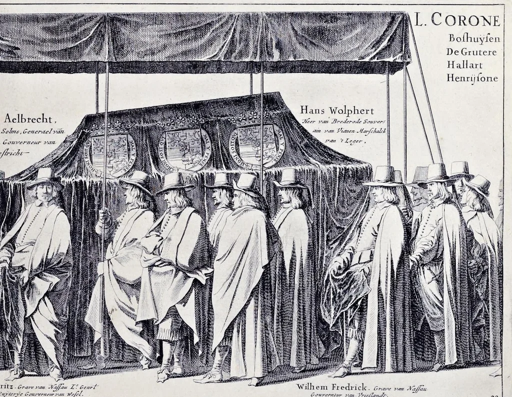 An illustration from Begraeffenisse van Syne Hoogheyt Frederick Henrick, by der gratien Gods prince van Orange ..., 1651, leaf 130